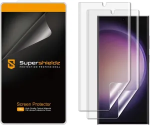 Supershieldz (2 Pack) Designed for Samsung (Galaxy S23 Ultra 5G) Screen Protector, High Definition Clear Shield (TPU)