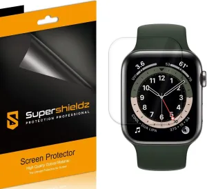 Supershieldz (3 Pack) Designed for Apple Watch SE 44mm and Series 6/5/ 4 (44mm) Screen Protector, High Definition Clear Shield (TPU)