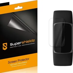 Supershieldz (3 Pack) Designed for Fitbit (Charge 6) Screen Protector, High Definition Clear Shield (TPU)