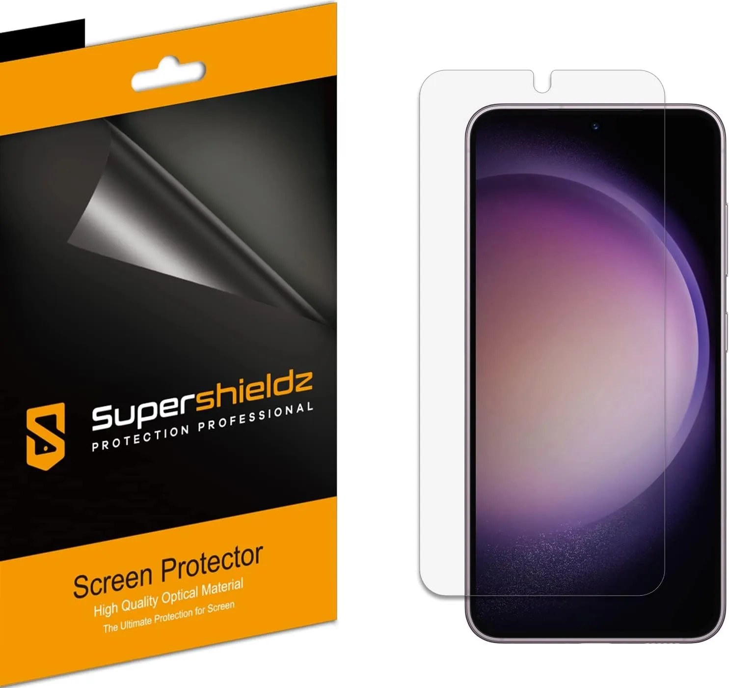 Supershieldz (3 Pack) Designed for Samsung Galaxy S23 5G Screen Protector, High Definition Clear Shield (PET)
