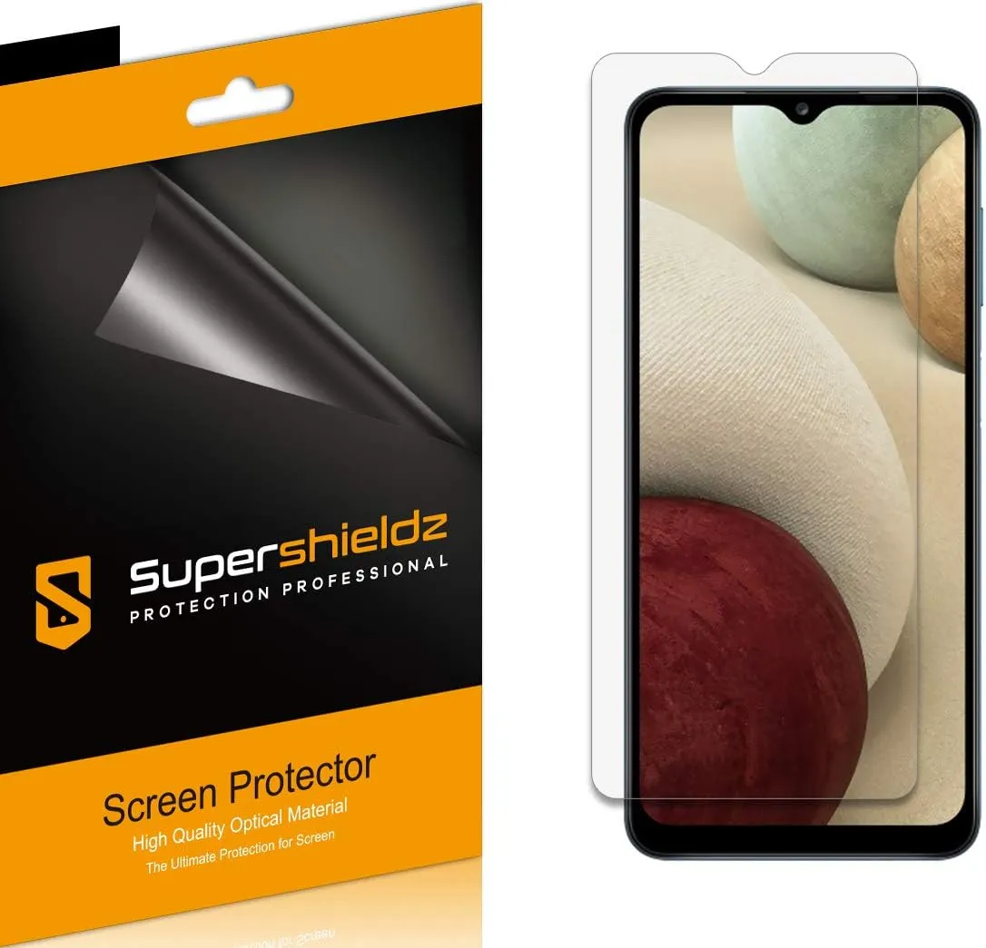 Supershieldz (6 Pack) Designed for Samsung Galaxy A13 5G / A13 LTE / A12 Screen Protector, High Definition Clear Shield (PET)