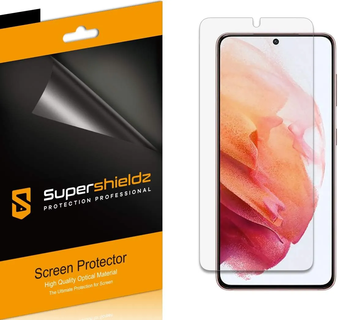 Supershieldz (6 Pack) Designed for Samsung Galaxy S21 5G Screen Protector, High Definition Clear Shield (PET)