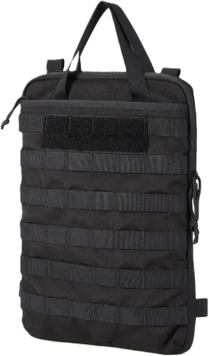 Tactical MOLLE Laptop Sleeve - Water-Resistant, Slim 15" Tech Organizer with Customizable Storage for Laptop & Accessories