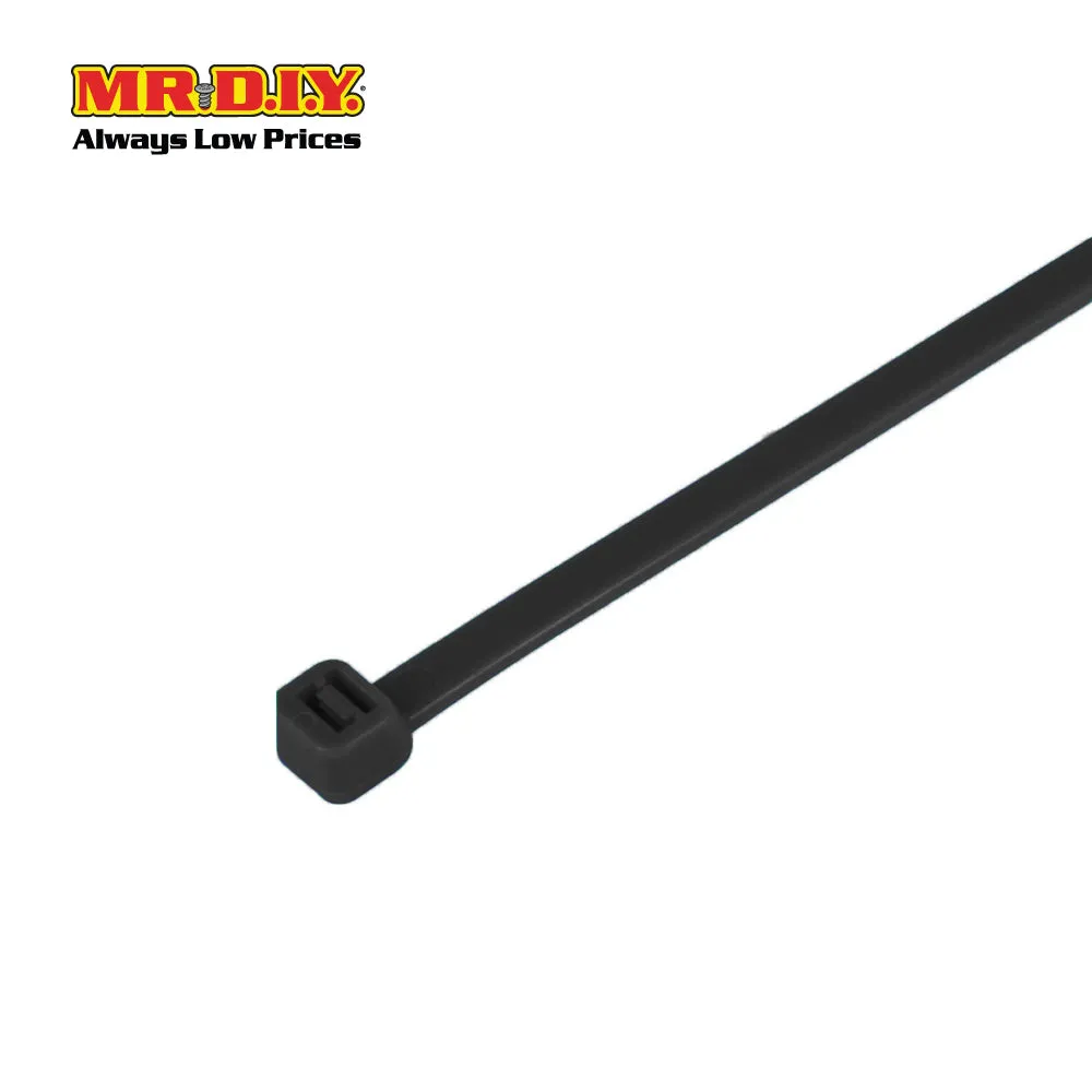 TACTIX Black Cable Ties (3.6mm x 25cm) 100pcs