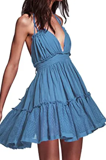 Tasani Babydoll Dress - Black