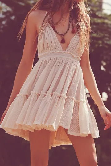 Tasani Babydoll Dress - Black