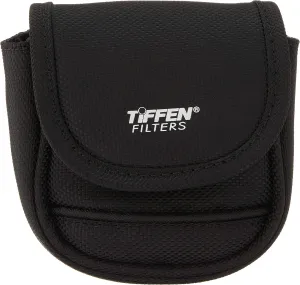 Tiffen 4BLTPCHSMK Small Belt Style Filter Pouch for Filters Up to 58mm,Black