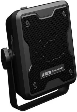 Uniden (BC23A) Bearcat 15-Watt Amplified External Communications Speaker. Durable Rugged Design, Perfect for Amplifying Uniden Scanners, CB Radios, and Other Communications Receivers. , Black