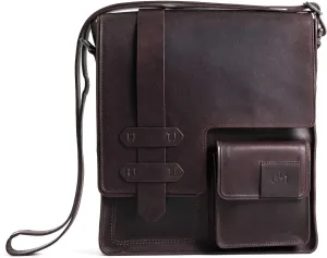 VELEZ Top Grain Leather Messenger Bag For Men and Women | 11 Tablet | Small Crossbody Bags | Vintage Shoulder Bags