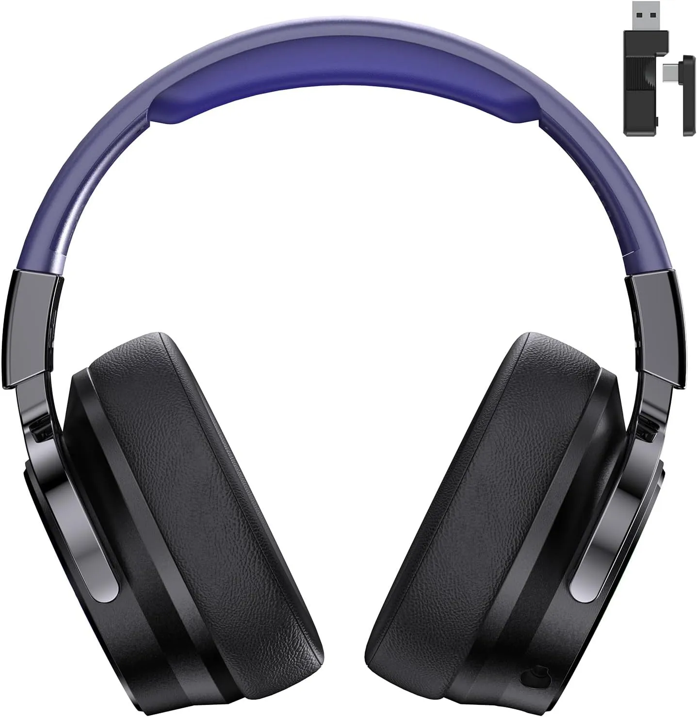 Wireless Gaming Headset-7.1 Surround Sound,2.4GHz/Bluetooth 5.4 Gaming Headsets with 60H Battery,Flex Mic Noise-Cancelling Game Headphones for PS4, PS5, PC,Lightsync RGB