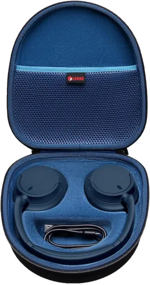 XANAD Blue Carrying Case for Sony WH-CH720N Noise Canceling Wireless Headphones Bluetooth Over The Ear Headset - Tavel Storage Bag