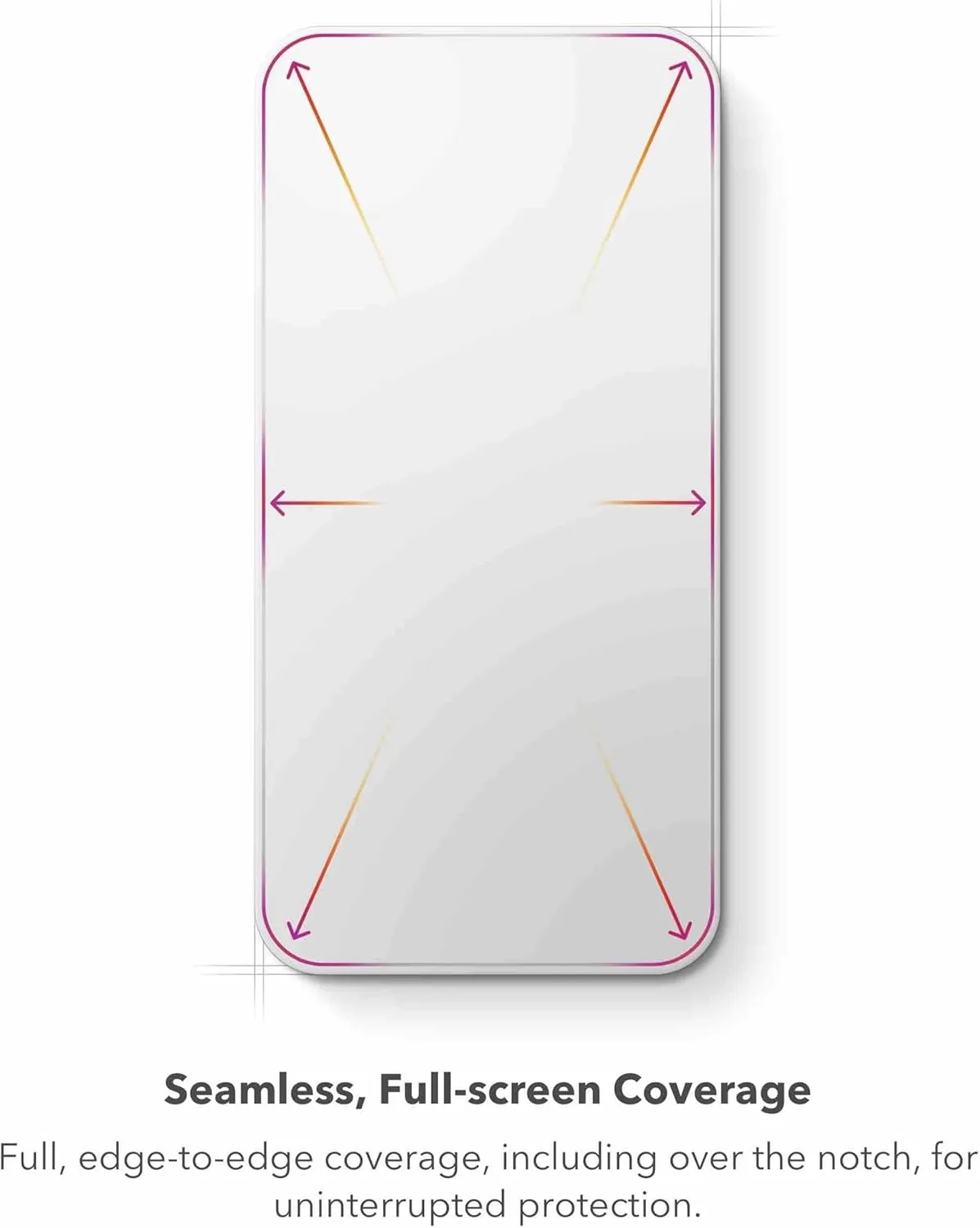 ZAGG InvisibleShield Glass XTR3 iPhone 15 Pro Screen Protector - Blue-Light Filtration, 10X Stronger, Edge-to-Edge Protection, Scratch & Smudge-Resistant Surface, Easy to Install